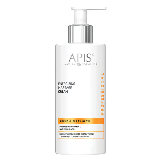 Apis ADENO-C Flash Glow Energising Face Massage Cream | 300ml