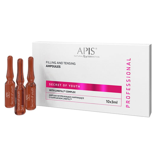 Apis Secret of Youth Filling and Tensing Ampoules with Linefill™ Complex | 10x3ml