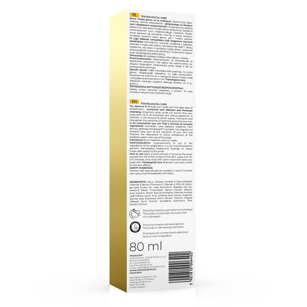 Apis Trichological Care Scalp Peeling | 80 ml