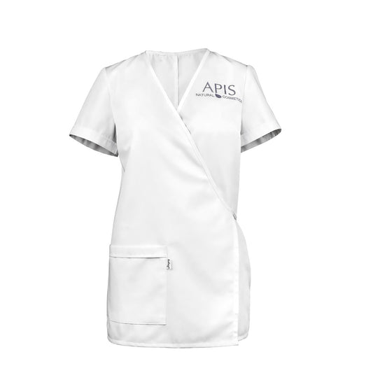 Apis White Cosmetic Apron L | Professional Salon Workwear
