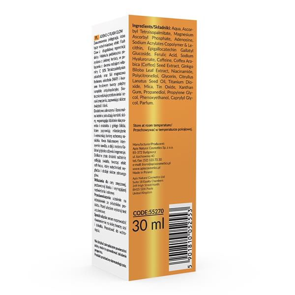 Apis ADENO-C Flash Glow Illuminating Face Serum | 30ml