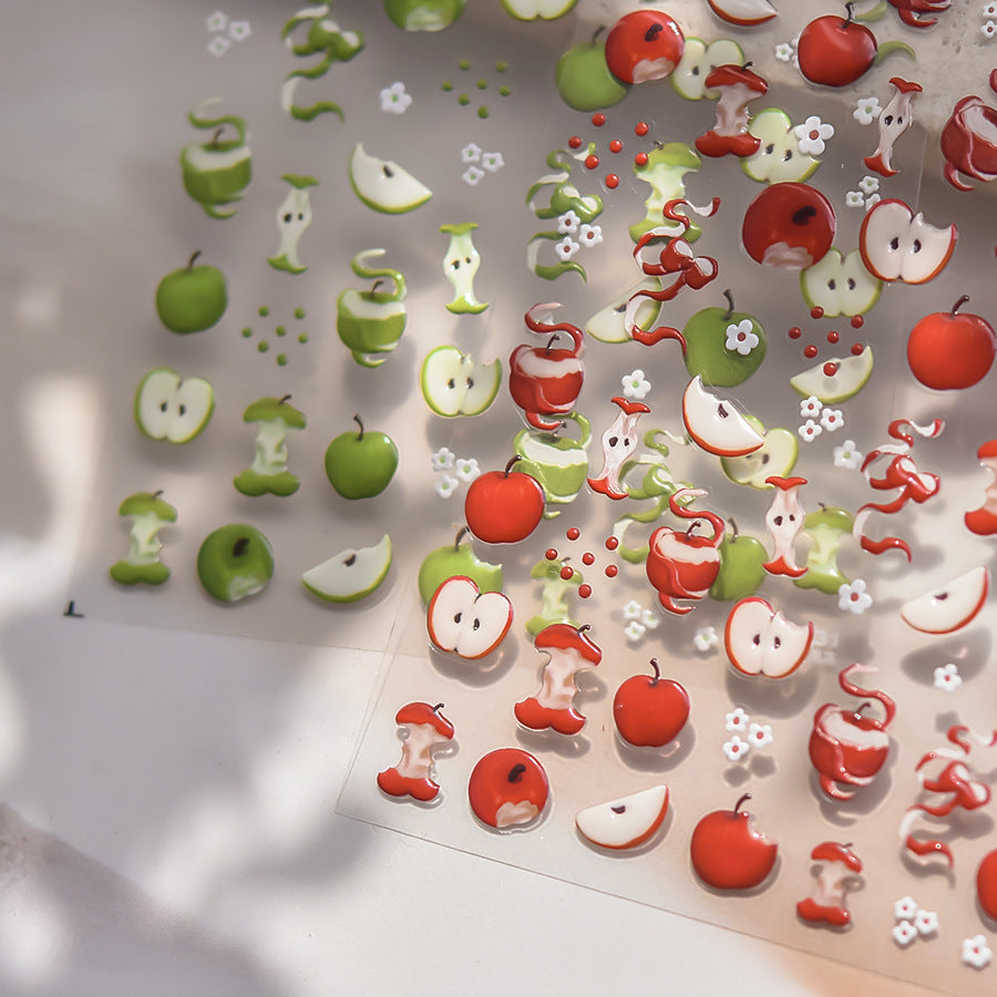 Hello Claws | Apple Jelly Nail Deco Sticker