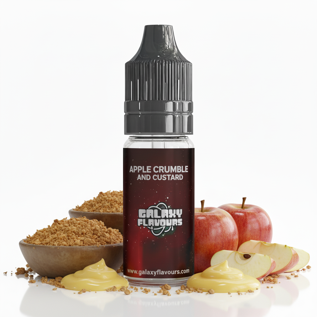 Apple Crumble and Custard Food Flavouring Concentrate – Professional High Strength – 10ml