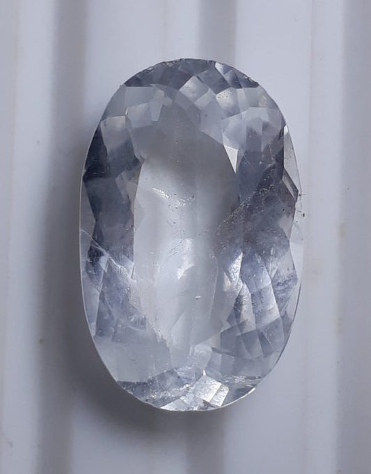 8.2ct Aquamarine - Aquamarine Crystal Fancy Cut - March Birthstone - 19x12mm