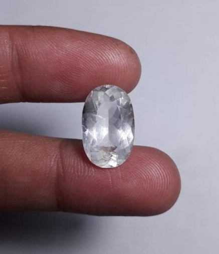 8.2ct Aquamarine - Aquamarine Crystal Fancy Cut - March Birthstone - 19x12mm