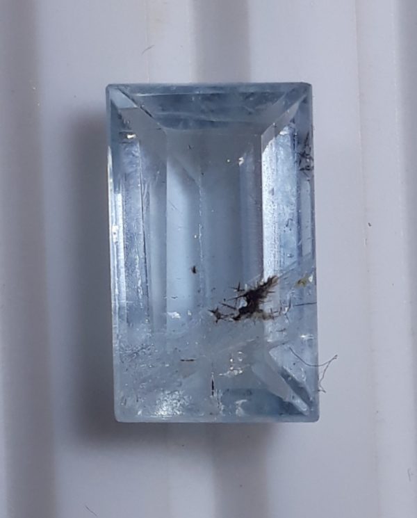 4.25ct Natural Aquamarine Crystal Emerald Cut  - 12.4x7.5x5.3mm