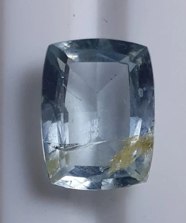 2ct Natural Aquamarine with Blue tone - March Birthstone - 10x7x4mm