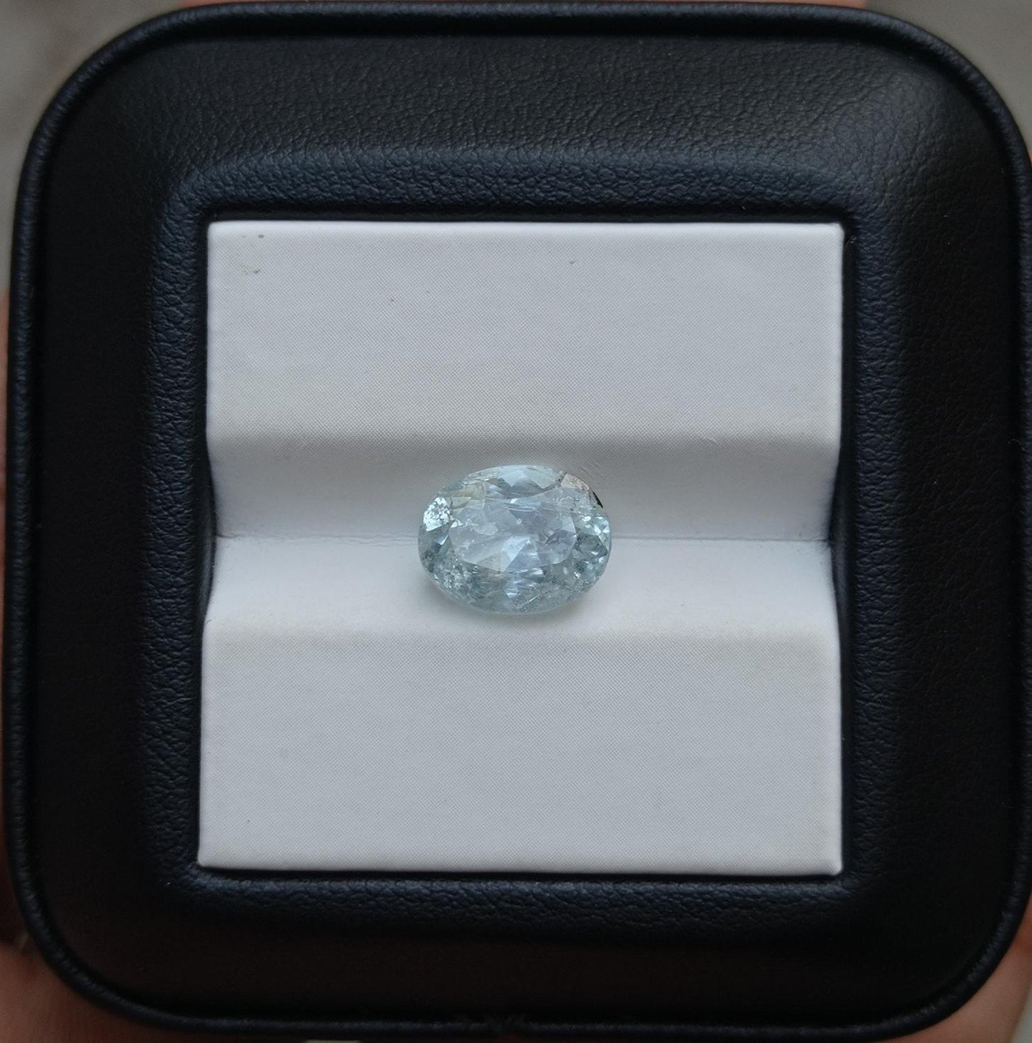 3ct Natural Aquamarine Gemstone - March Birthstone - 10x8x6mm