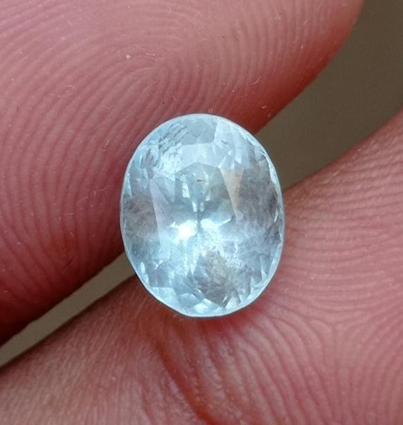3.10ct Natural Aquamarine Gemstone - March Birthstone - 9.5x8x8mm