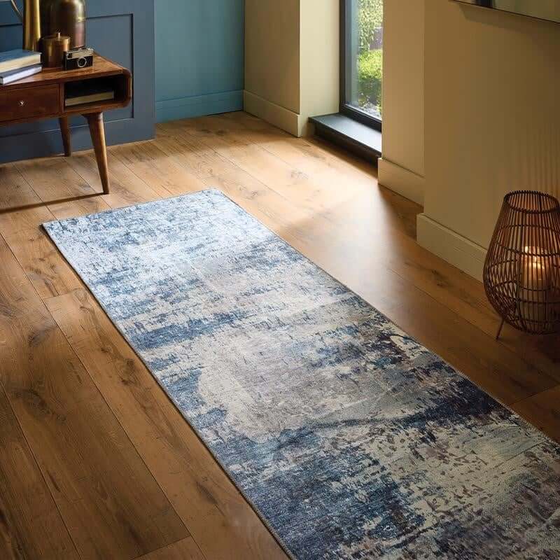 Eco-Washable Rug Abstract Design