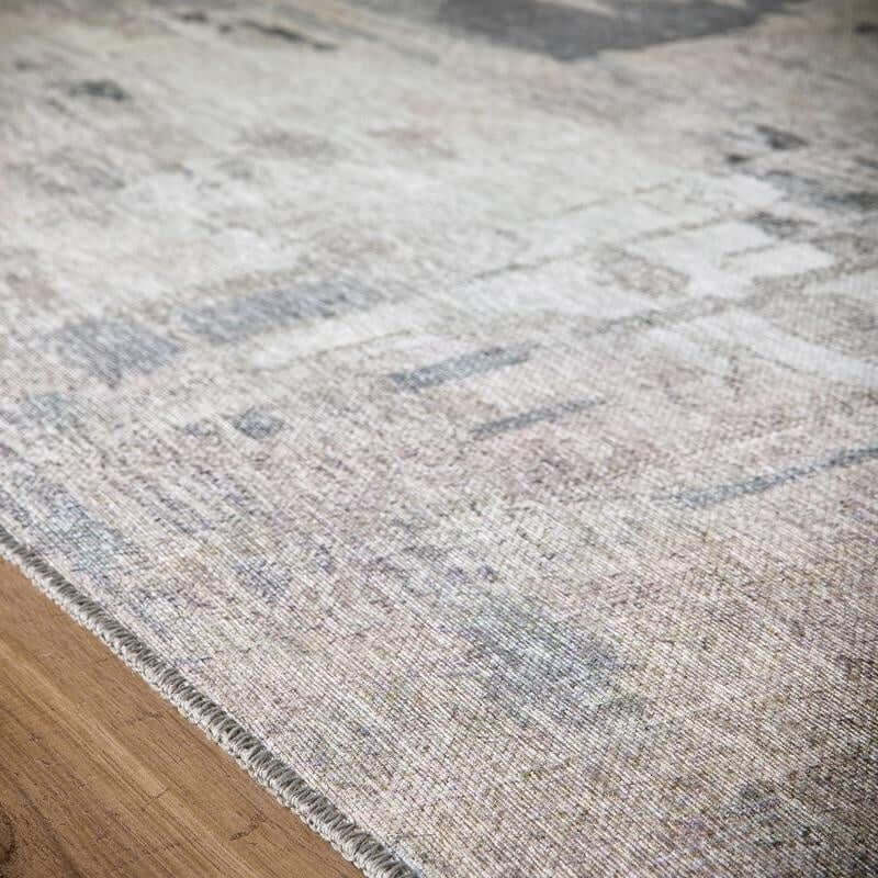 Eco-Washable Rug Abstract Design