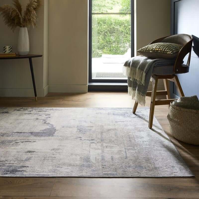 Eco-Washable Rug Abstract Design
