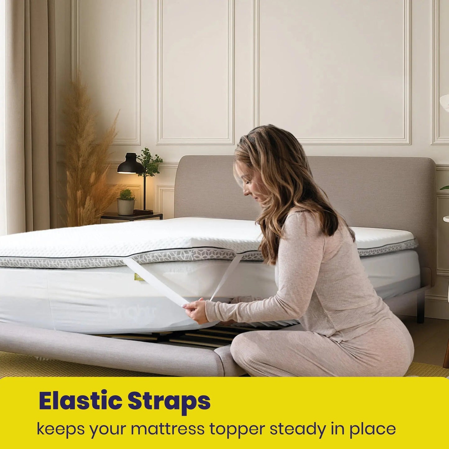 Brightr®  Titan 2 in 1 Mattress Firm Mattress Topper  - Medium/Firm