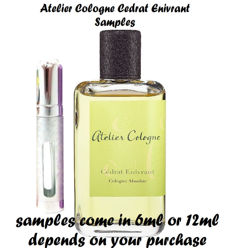 Atelier Cologne Cedrat Enivrant samples