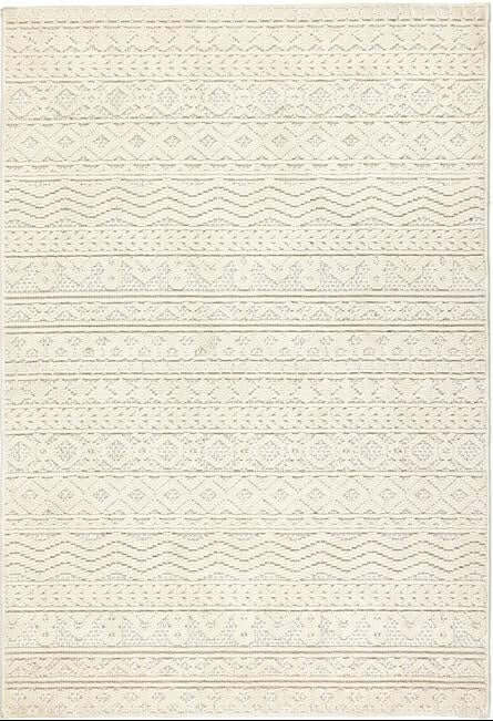 Rustic Rug Geometric Design