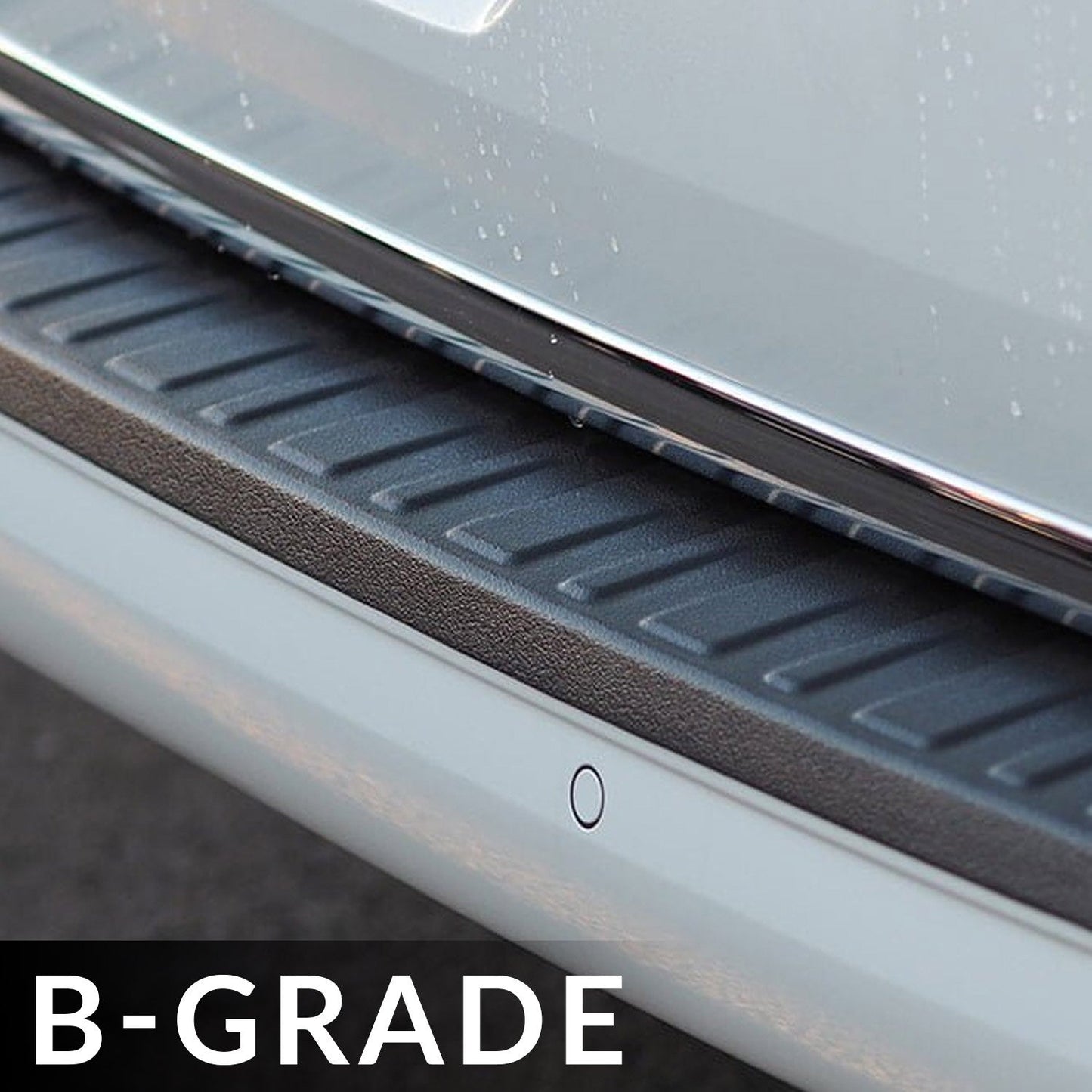 For VW T6 Transporter Multivan Tailgate Rear Bumper Protector Black Plastic (B-Grade)