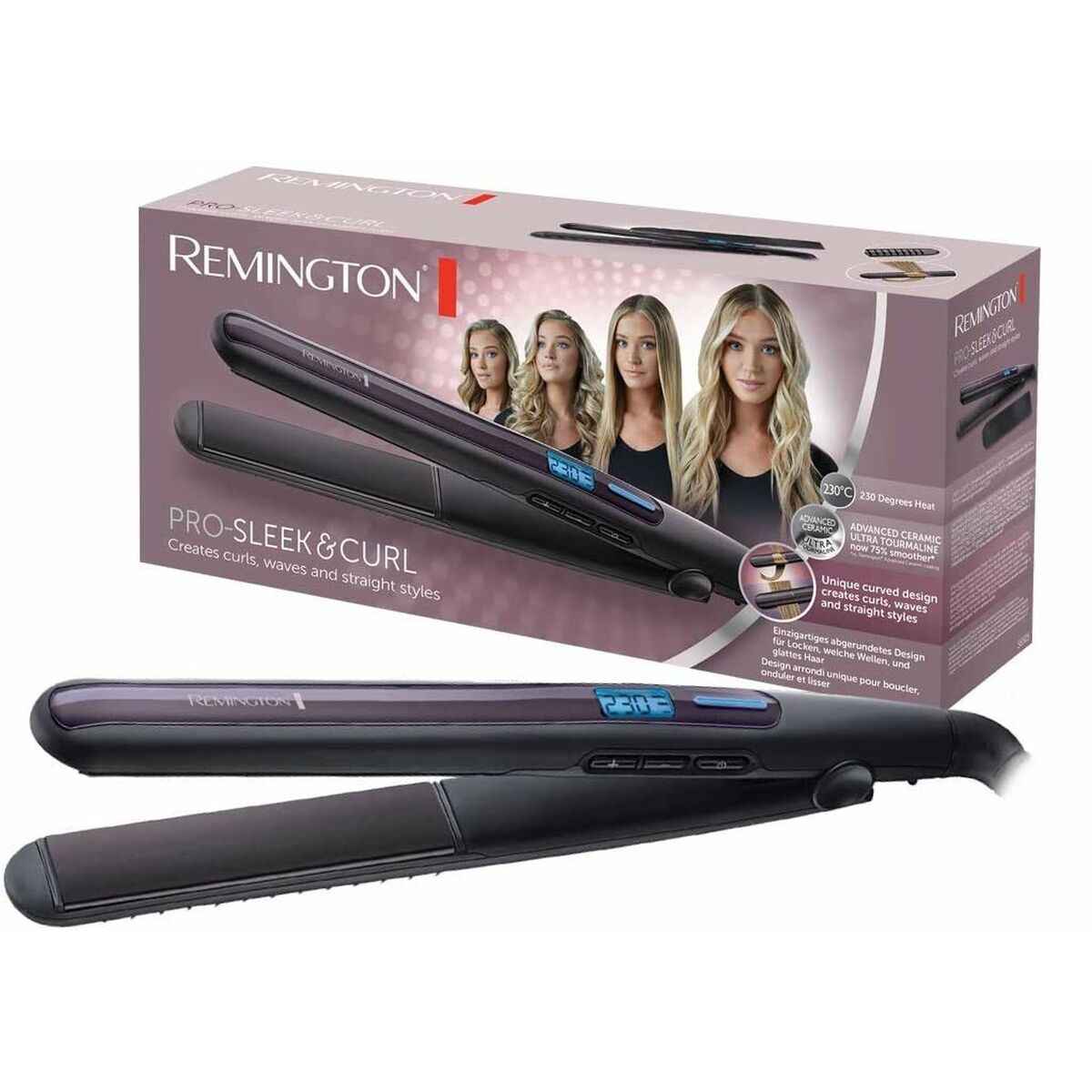 Hair Straightener Remington Black Grey