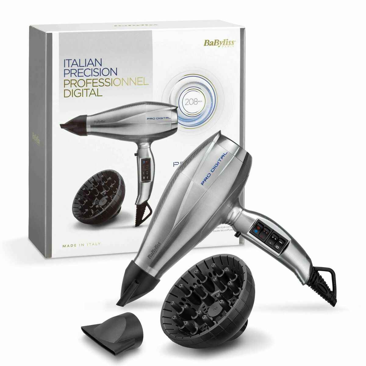 Hairdryer Babyliss PRODIGITAL 2200 W Silver