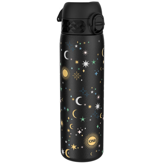 Leak Proof Slim Water Bottle, Stainless Steel, Celestial, 600ml (20oz)