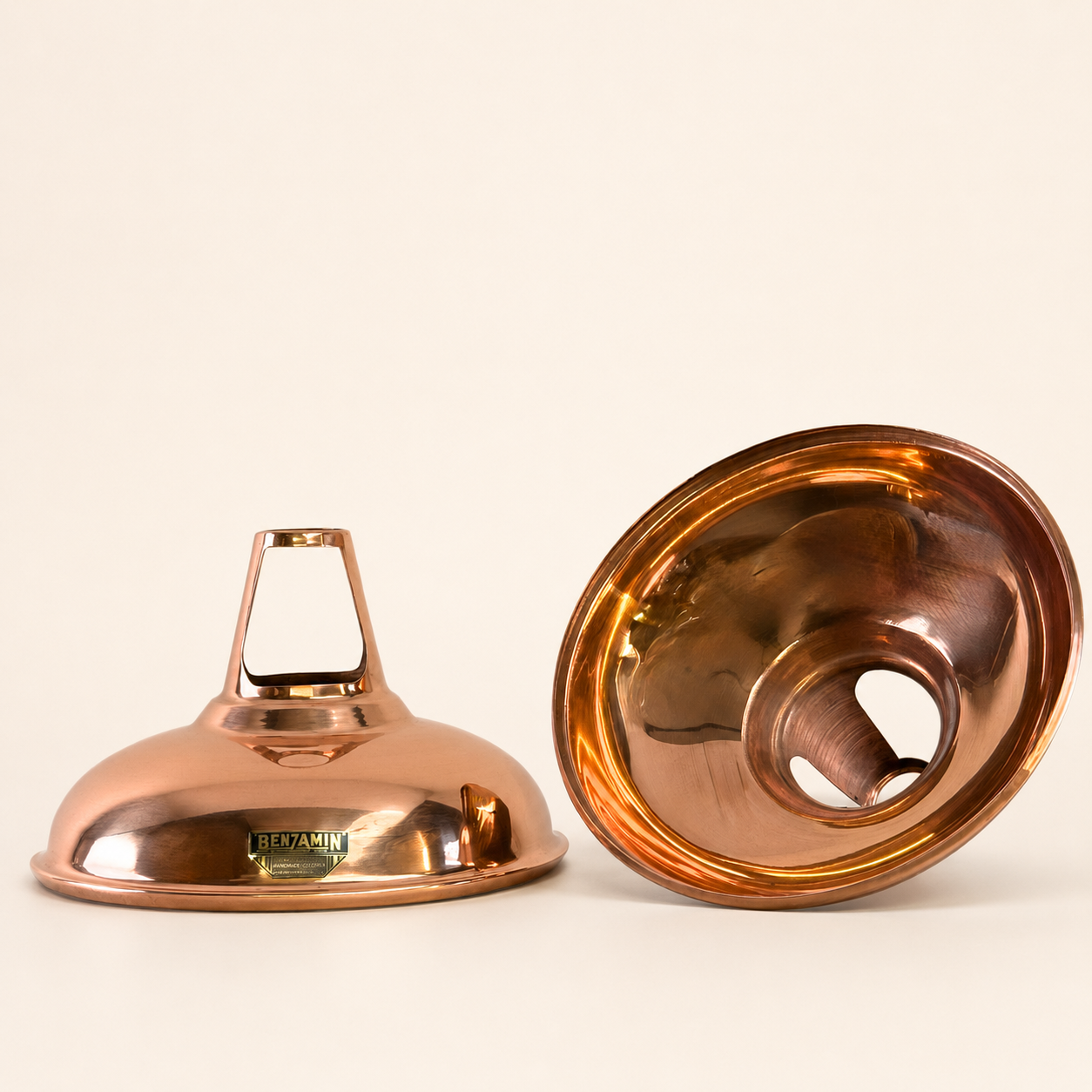 Cawston Solid Copper Coolicon Lampshade Pendant Light - 11 Inch
