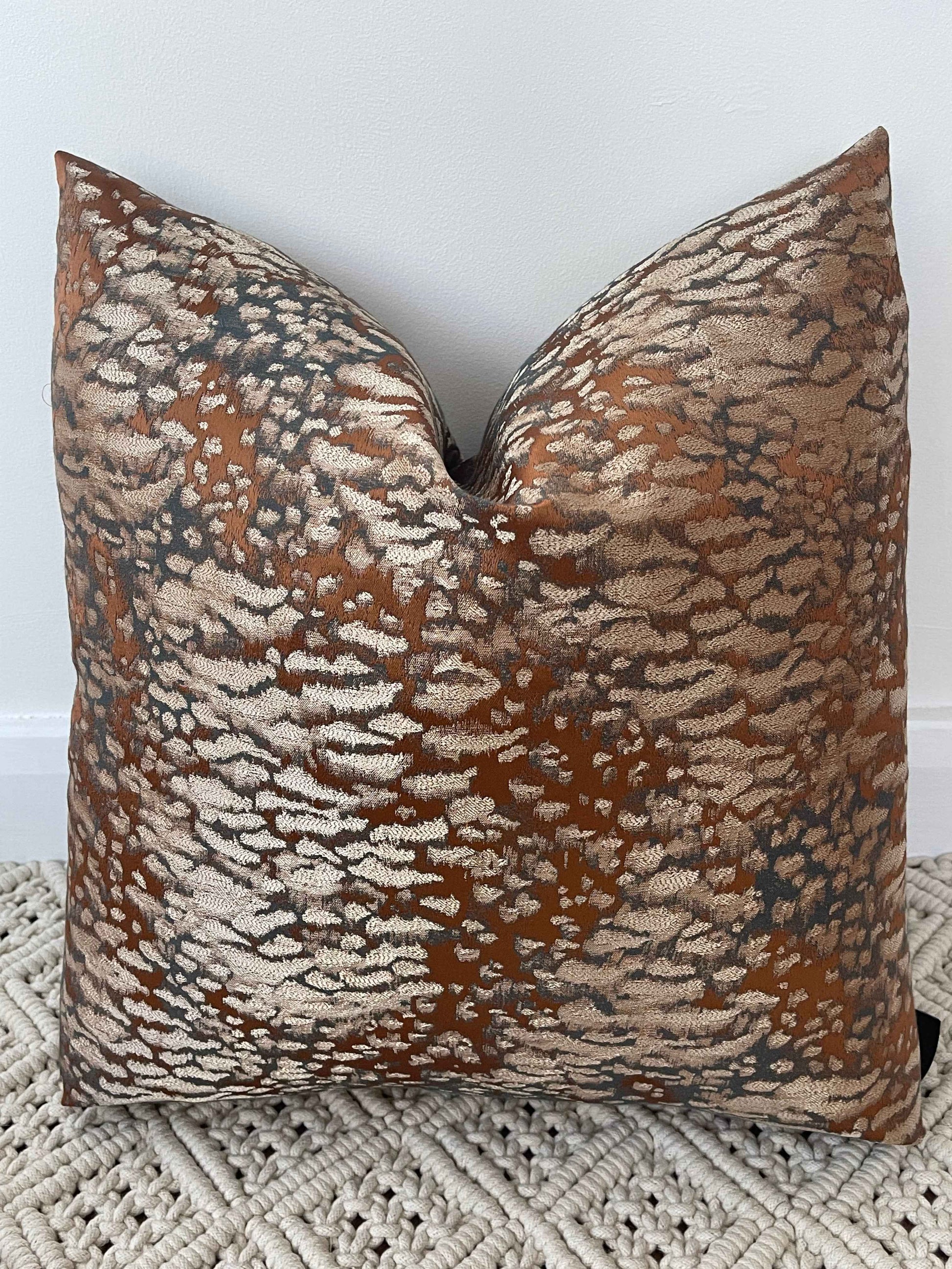 Pre-order - The Couture Cushion - The Bronze Leopard - Style No. 191