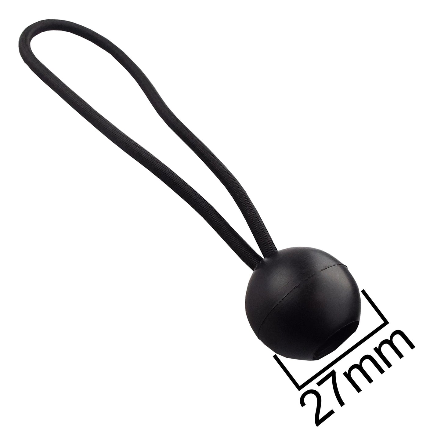 Bungee Ball 10in Black Outdoor Cover Waterproof Sheet