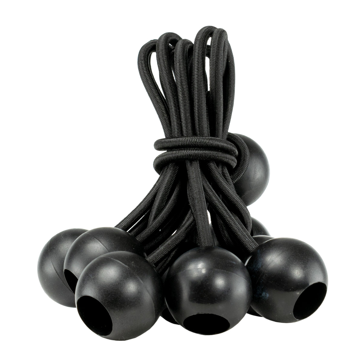 Blue S-Grade Tarpaulin with 10 x 4" Bungee Balls (Black)