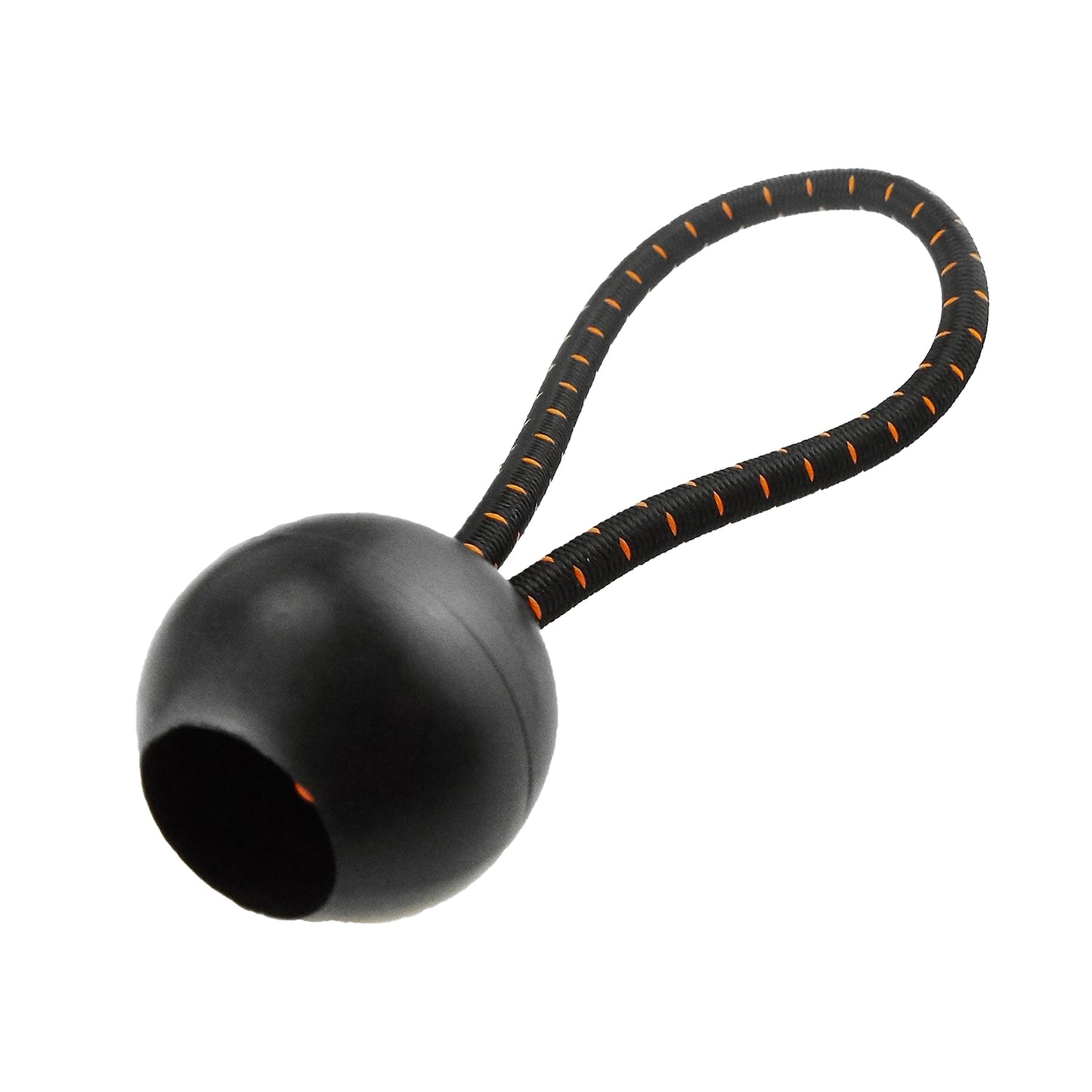 Green/Brown L-Grade Tarpaulin with 10 x 6" Bungee Balls (Black) and 10 x Screw Type Tarp Clips
