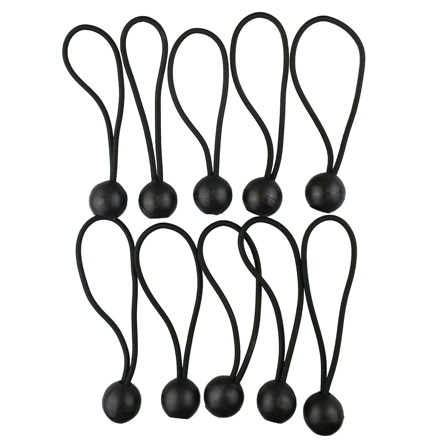 Bungee Ball 4in Black Outdoor Cover Waterproof Sheet