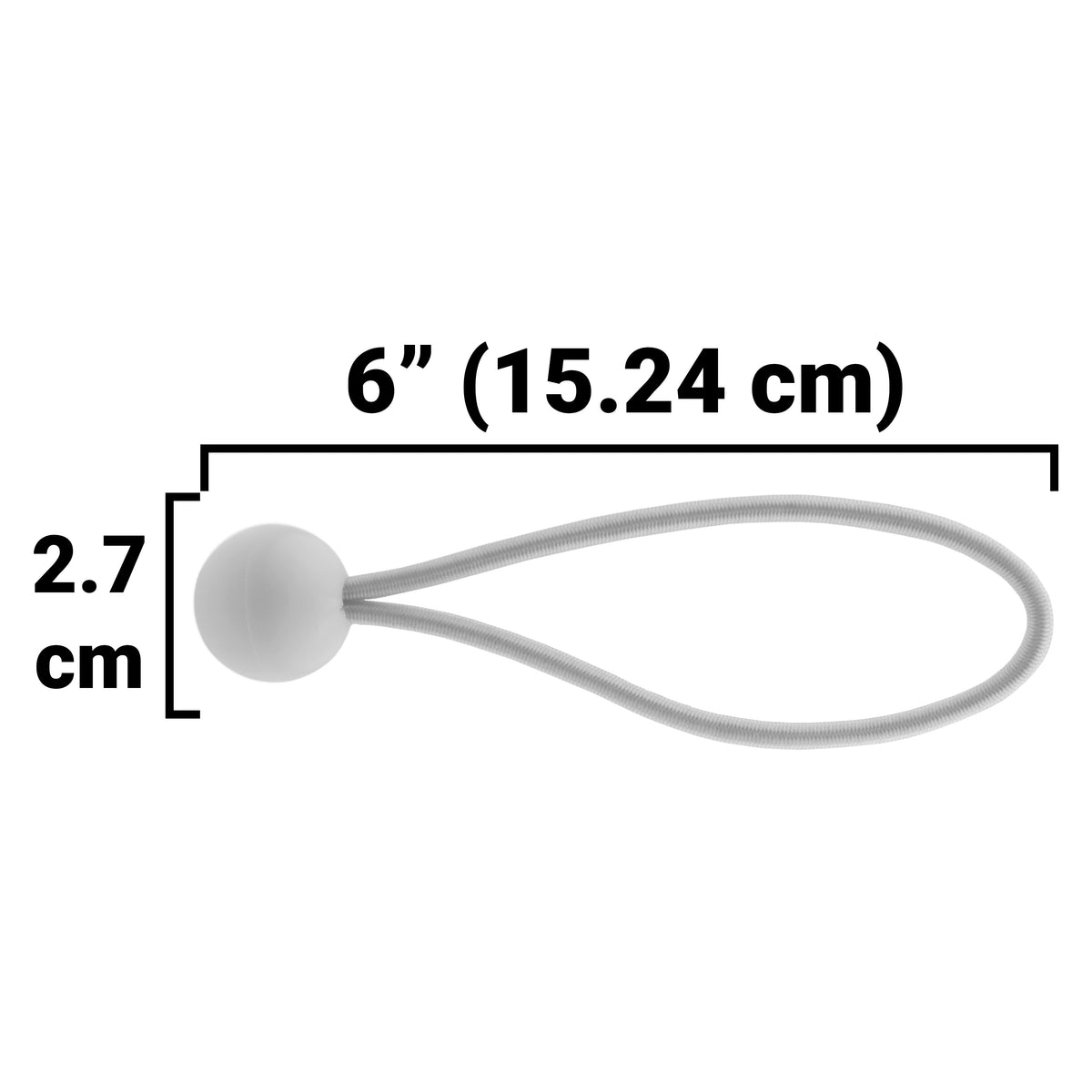 Green/Brown L-Grade Tarpaulin with 20 x 6" Bungee Balls (White)