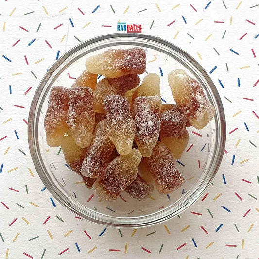 BARRATT FIZZY COLA BOTTLES - 100g (BRITISH)