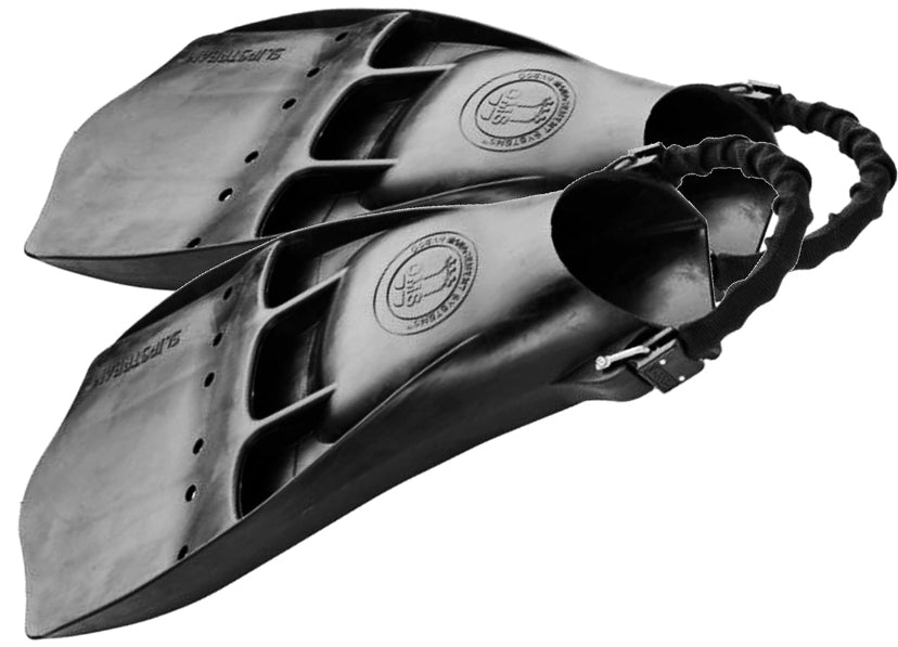 OMS Black Slipstream Monoprene Fins Size Large (O F SM L K)