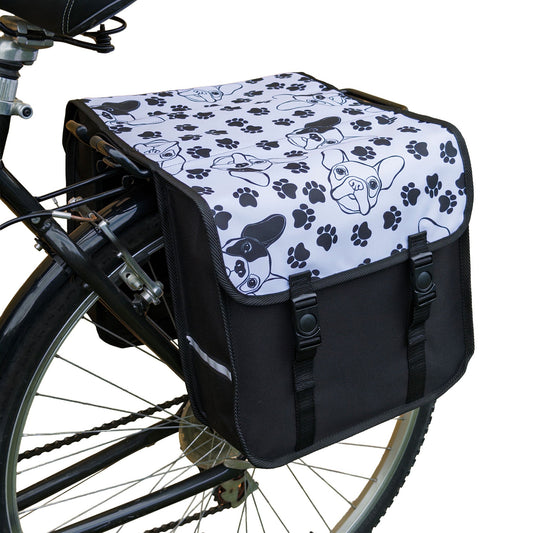 BikyBag Classic - Bicycle Double Pannier Bag (Dogs)
