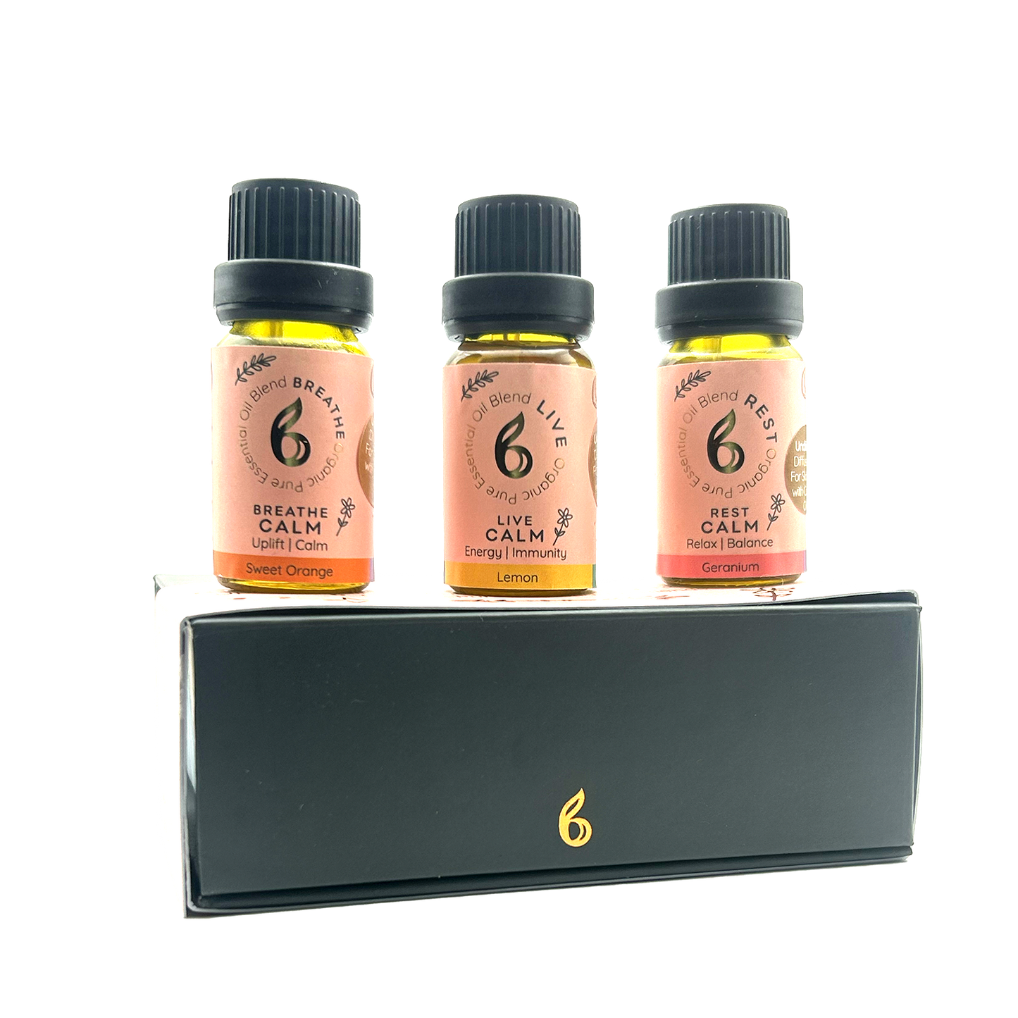 Aroma Diffuser with Blended Oil Steps - Stress relief, Energy Boost, Sleep & Hormone Balance
