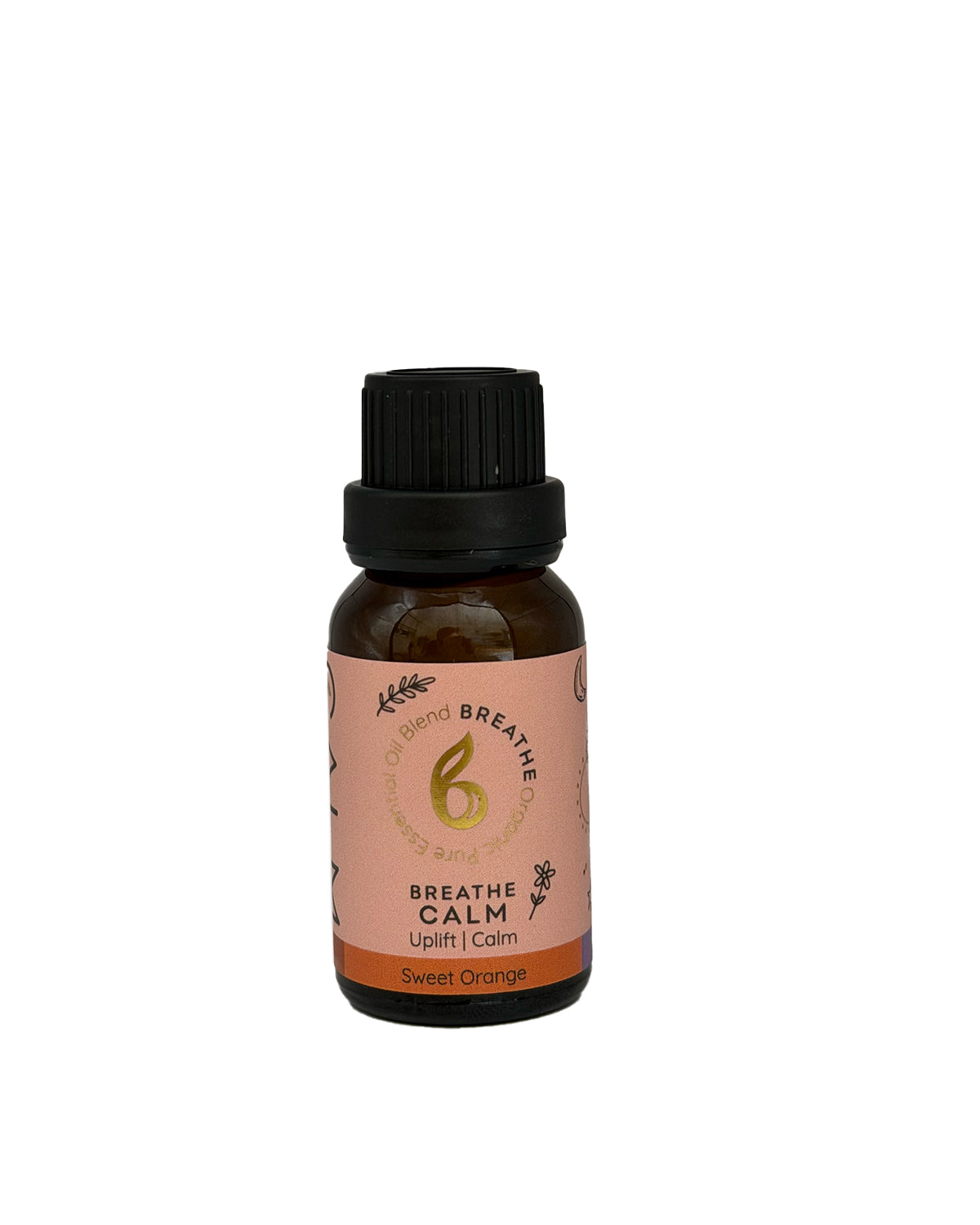 Breathe Calm – Stress Relief & Uplift Blend with Sweet Orange, Lavender & Frankincense