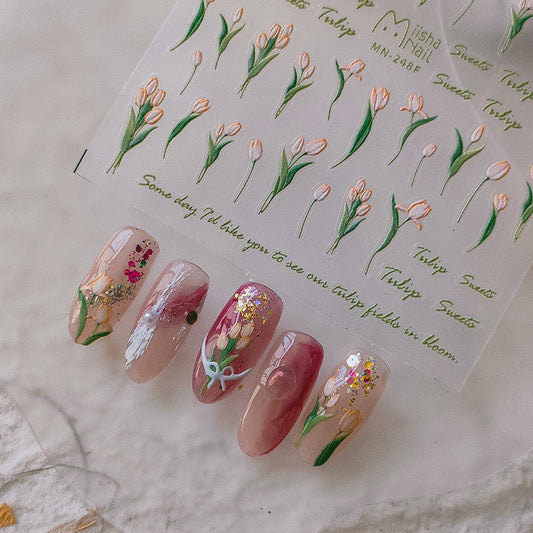 Hello Claws | Spring Tulip Nail Deco Sticker