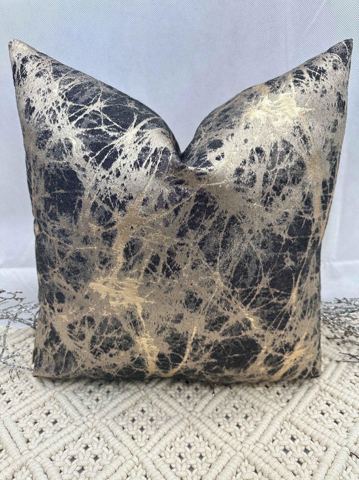 The Couture Cushion - The Black and Gold Cooper - Style No. 119