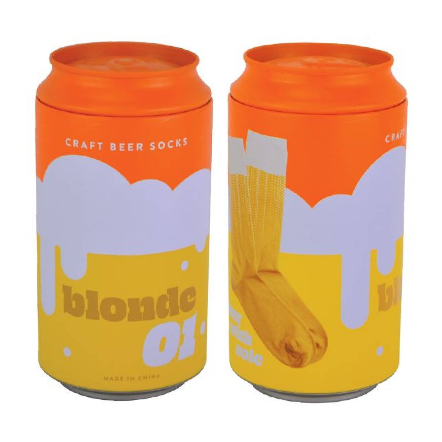 1 Pack Mens Craft Beer Socks in a Can (3 Flavours)