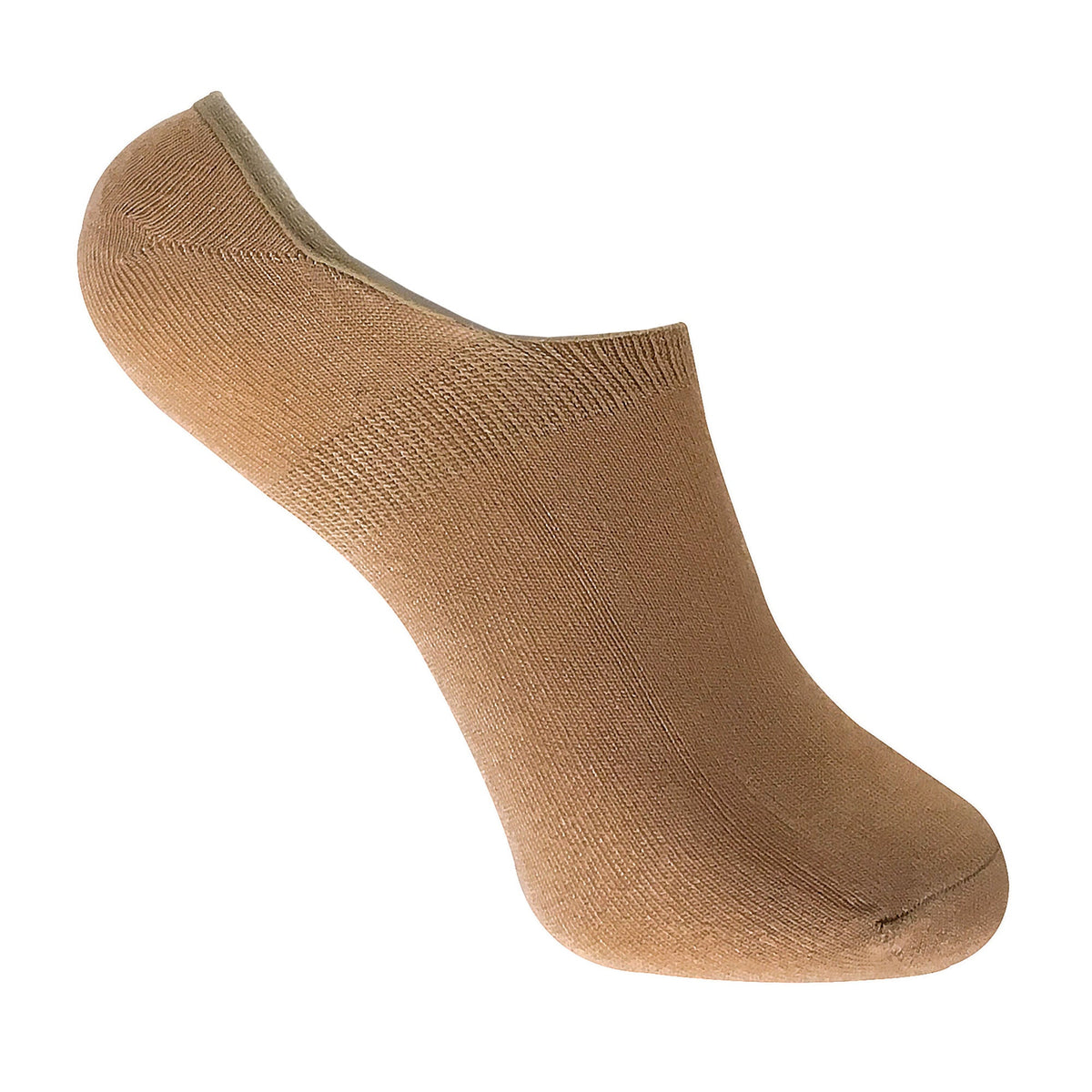 6 Pack Ladies Anti Sweat Bamboo Liner Ankle Socks with Heel Grip