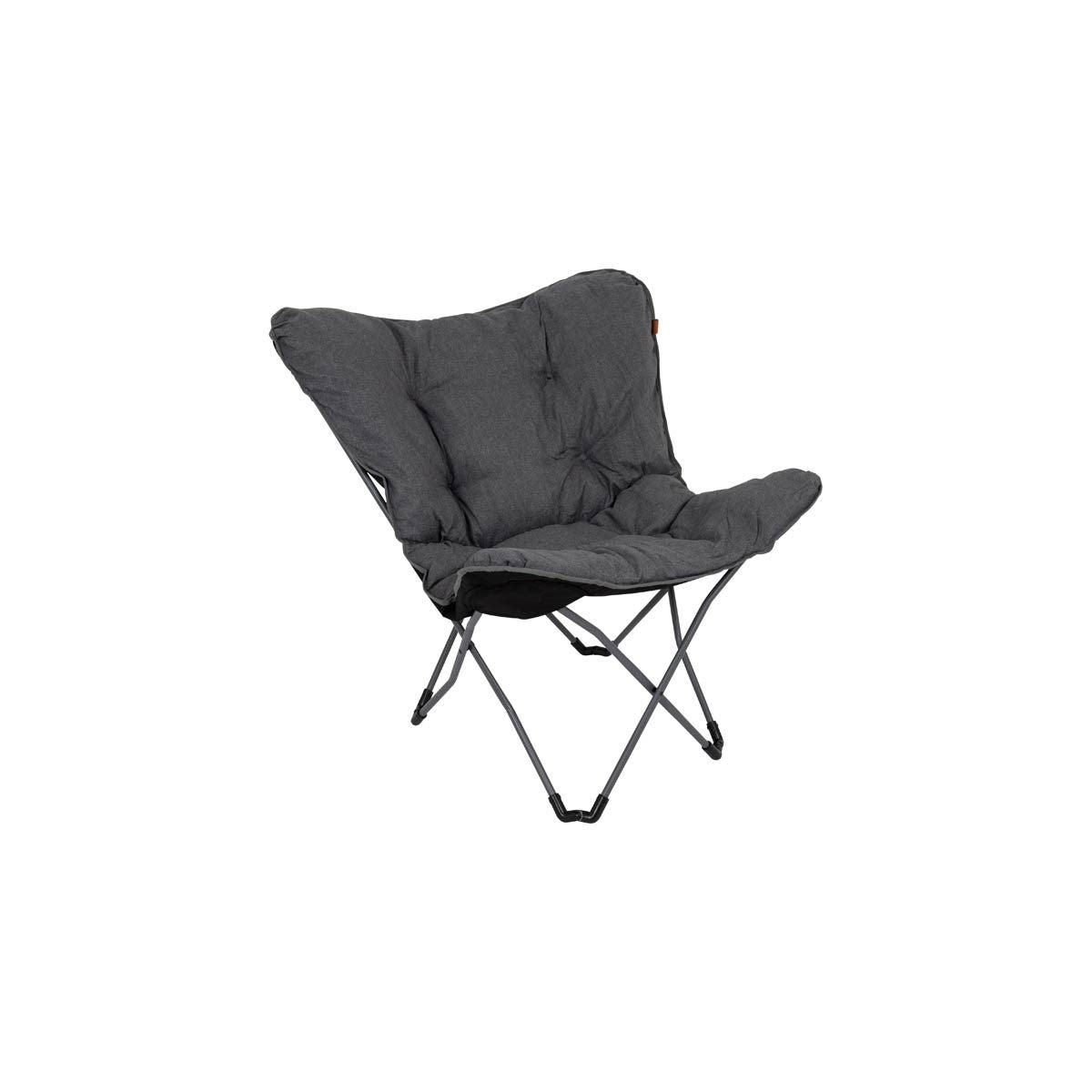 Bo-Camp Urban Collection Butterfly Chair Redbridge L Grey