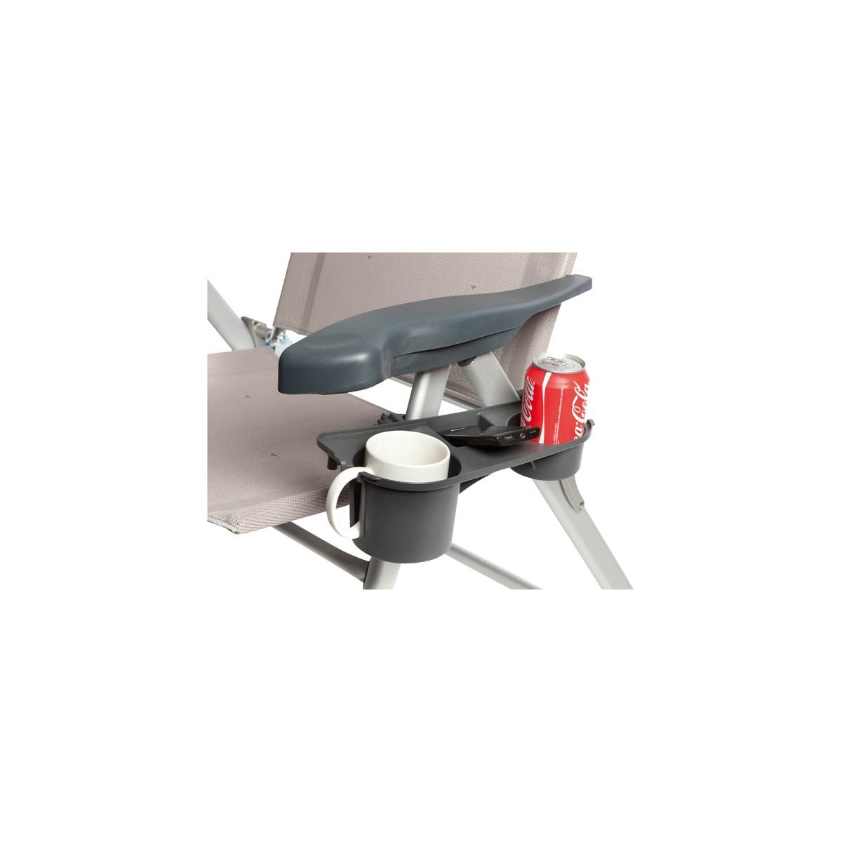Bo-Camp Side Table Universal 3 Compartments