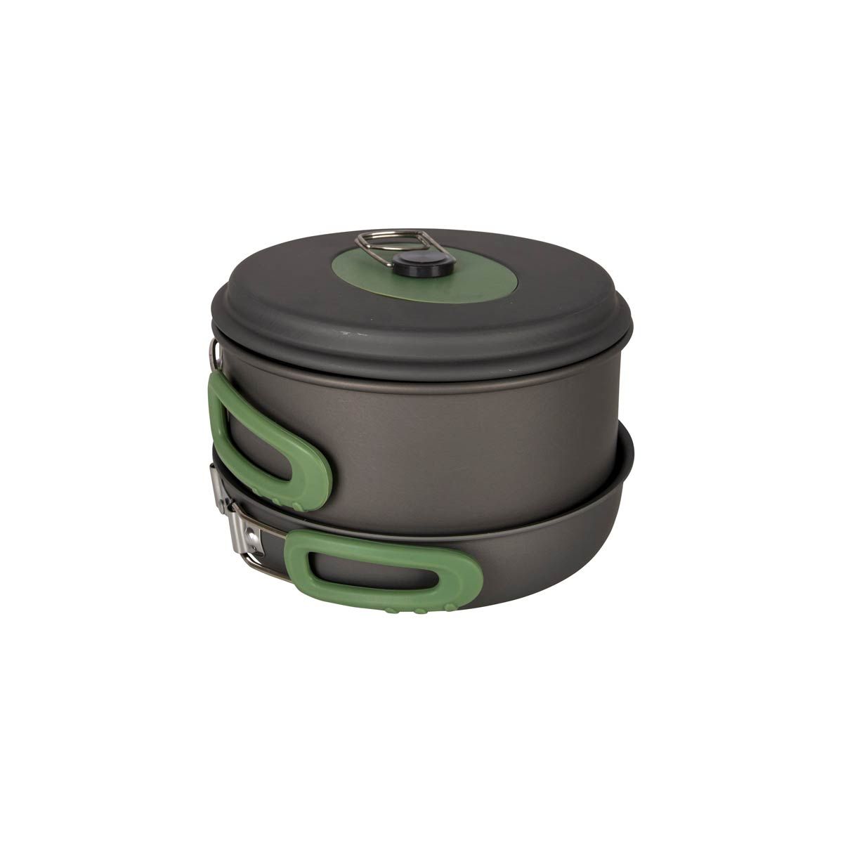 Bo-Camp Cookware Set Explorer Hard Anodised Aluminium (3 Pieces)