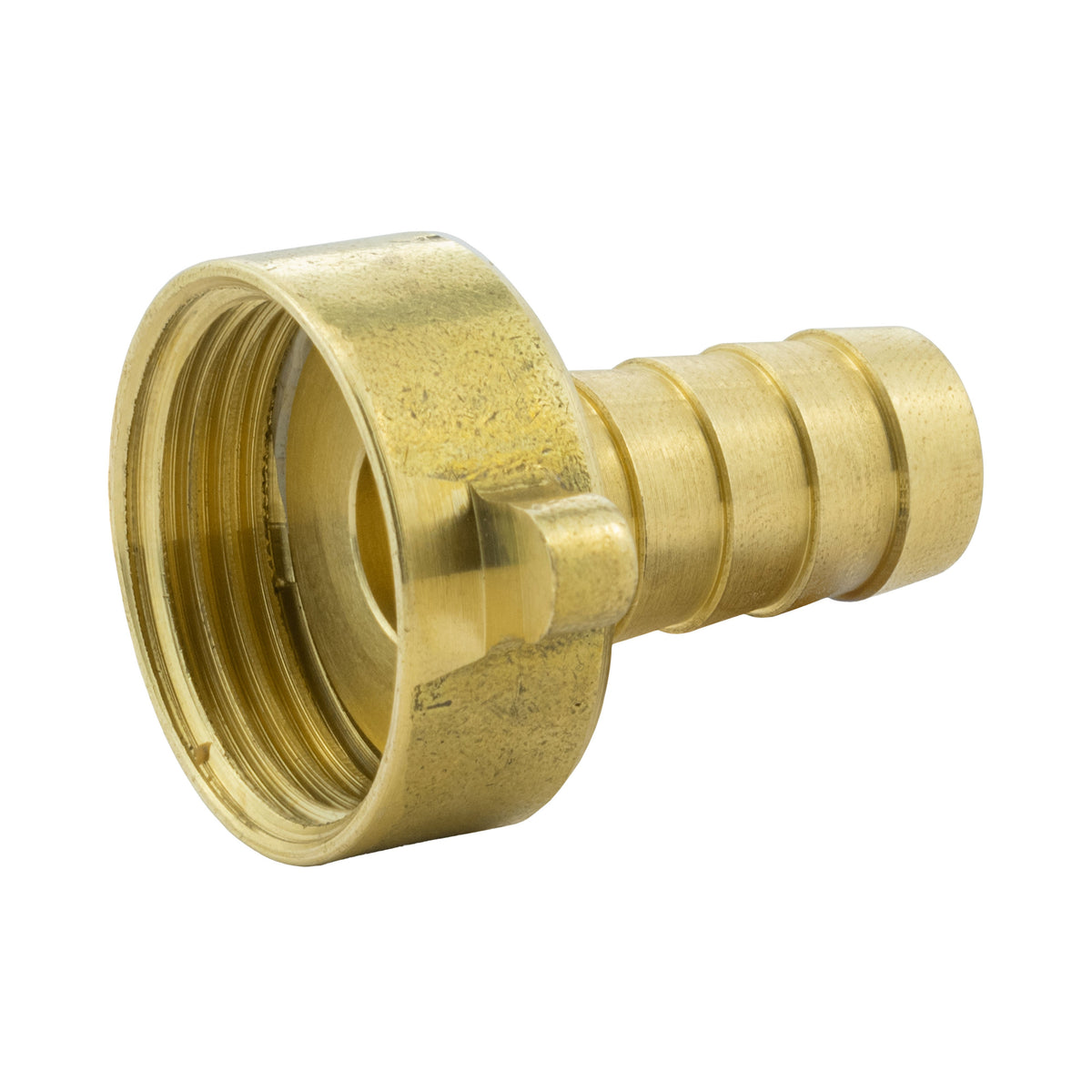 Hose Connector Blue with In-Line BSPM Valve and 13mm Brass Barb Water Connector