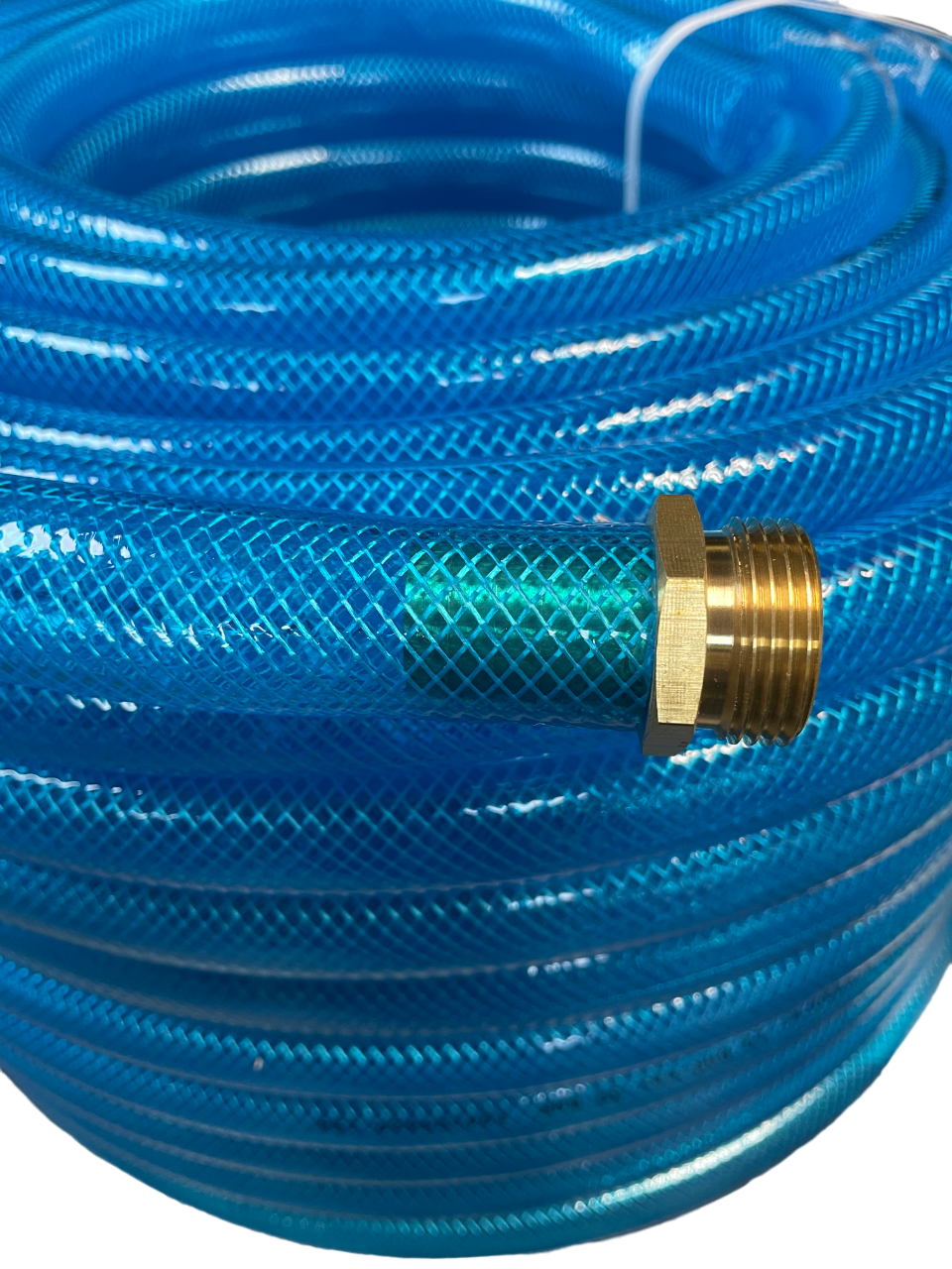 Braided Fuel Hose Blue Transparent PVC 19mm*2.1mm for Pipe and Water Fitting