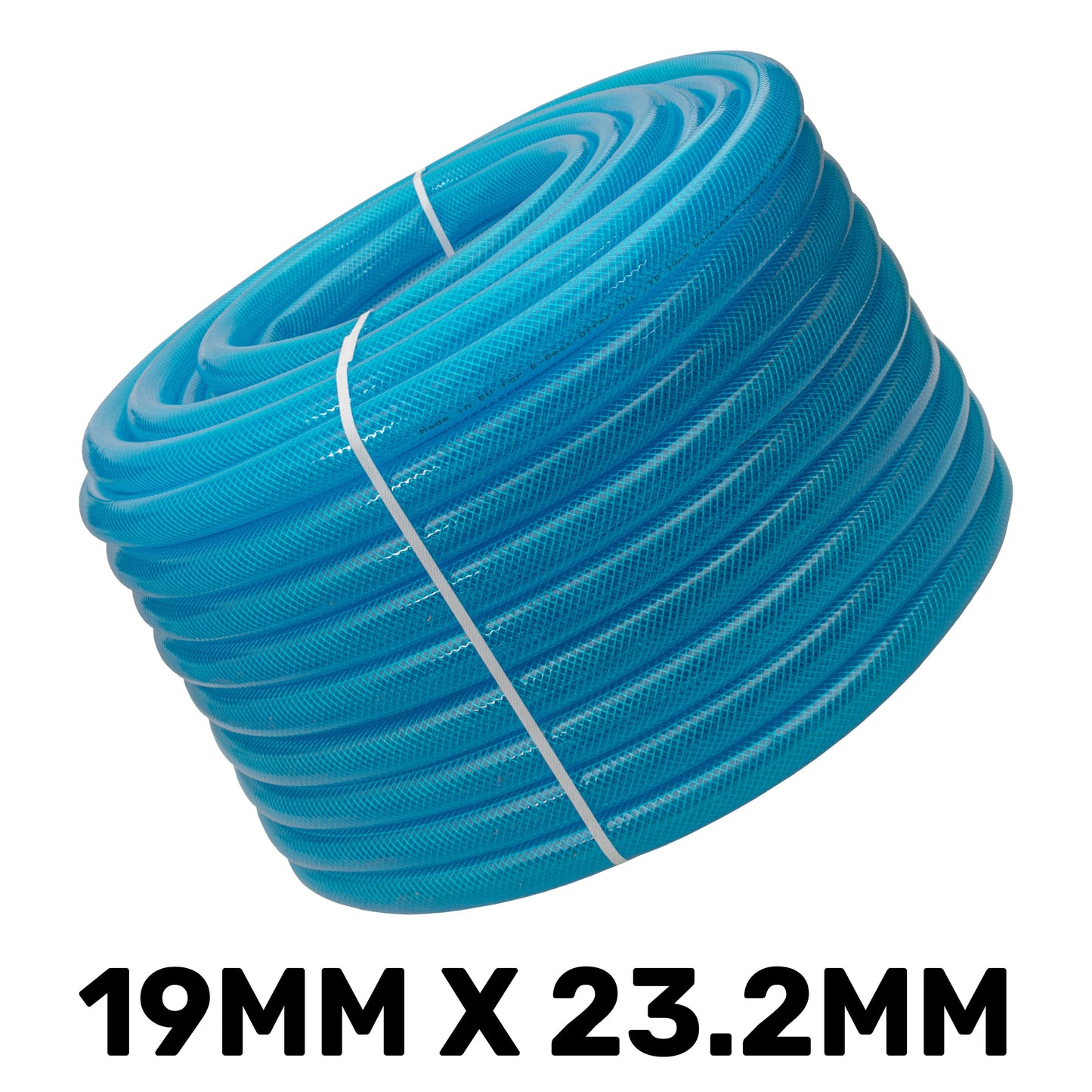 Braided Fuel Hose Blue Transparent PVC 19mm*2.1mm for Pipe and Water Fitting