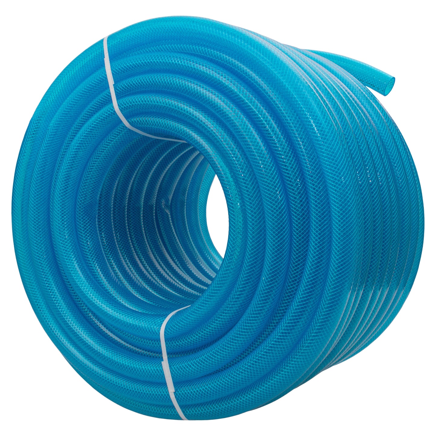 Braided Fuel Hose Blue Transparent PVC 19mm*2.1mm for Pipe and Water Fitting