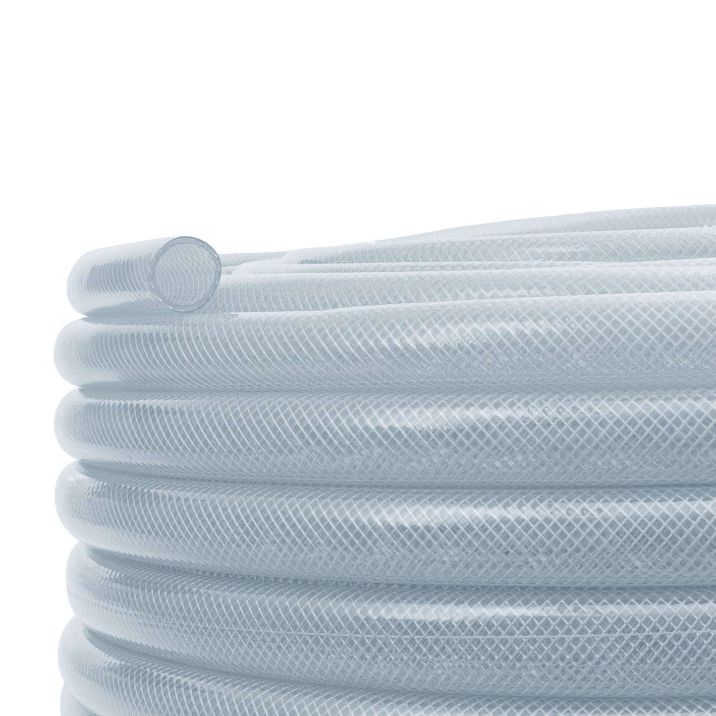 Clear Braided PVC Pipe 25mm*3.5mm Pipe and Water Fitting Garden Water Connector