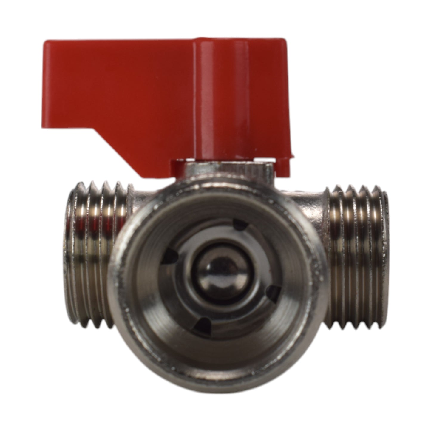 Brass Compression Tee Valve 15mm - 3/4 BSP Male Garden Hose Pipe Water Connector