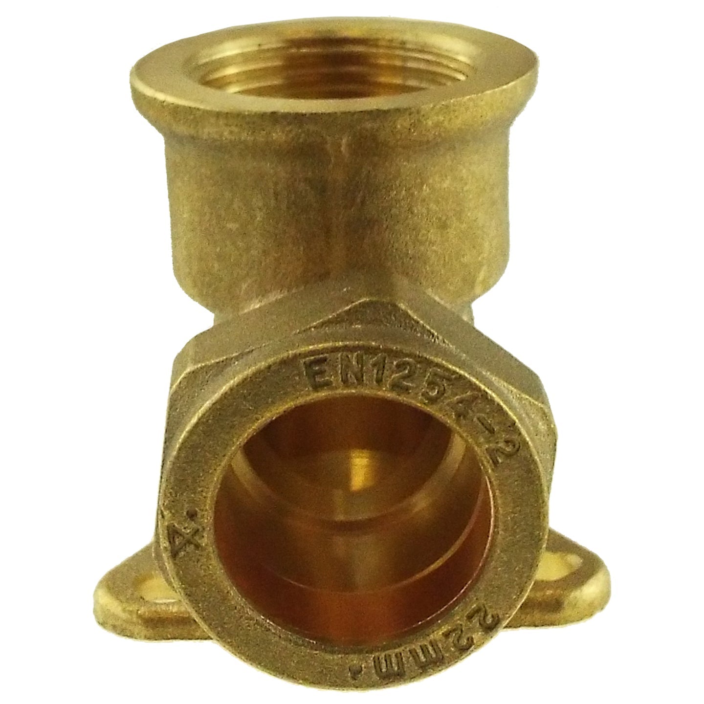 Wall Mount Copper Pipe 22mm 3/4in BSPF BSP Thread Fitting Pipe and Water Fitting