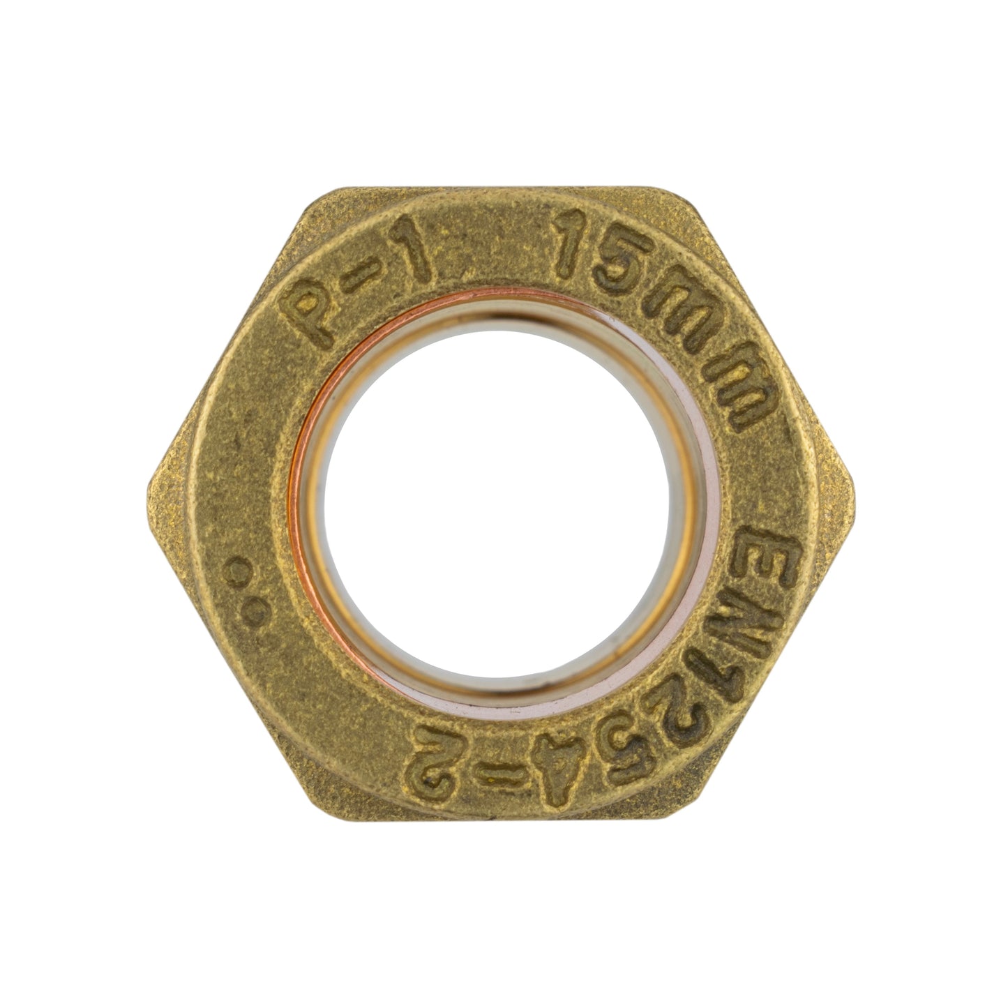 Brass Compression Straight 15mm - 1/2"BSPM